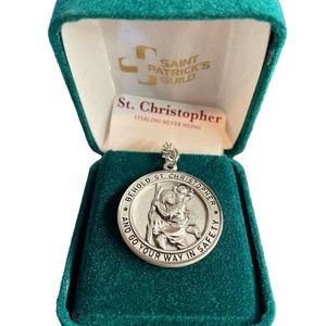 NIB St. Christopher Sterling Silver Medal L2516